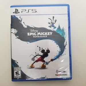 Disney Epic Mickey: Rebrushed - Sony PlayStation 5 Game With Inserts